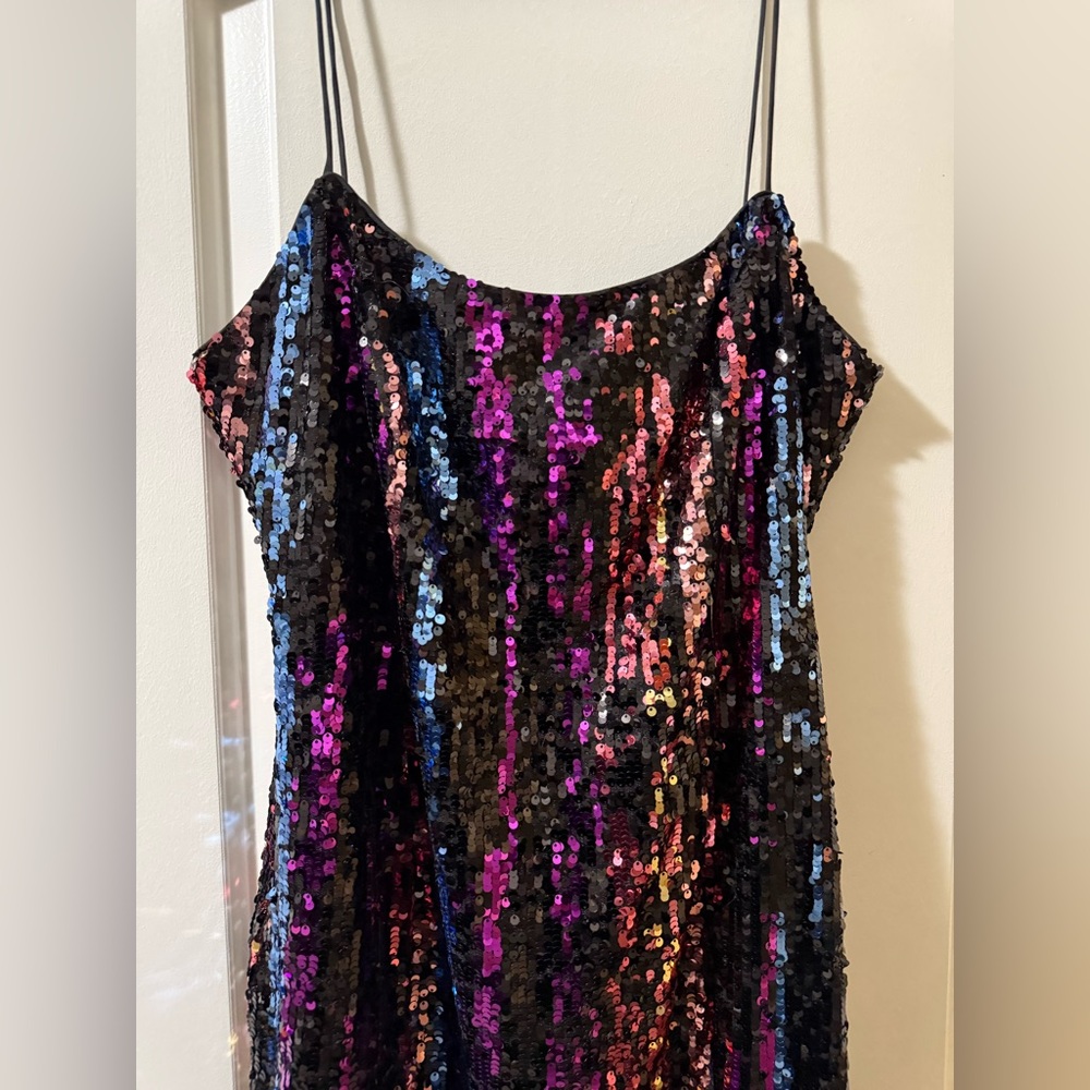 Badgley Mishka sequin cocktail dress, size 12